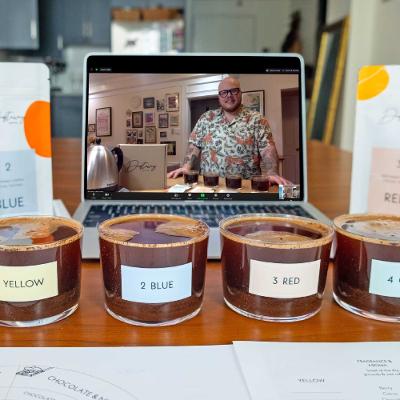 Coffee tasting with World Brewer's Champion