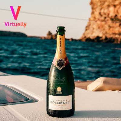 Engraved Champagne Bottle