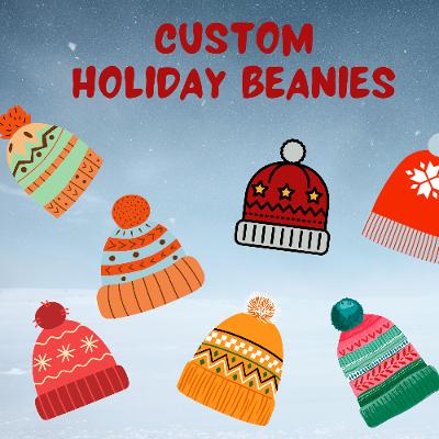 Custom Holiday Beanies