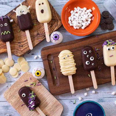 Chocolate Popsicle Making