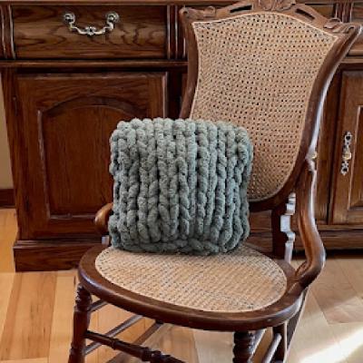 Chunky Knit Pillows