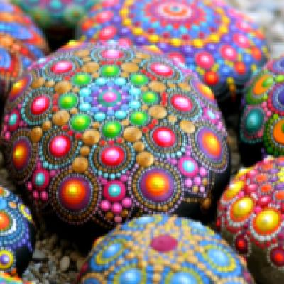 Mandala Dot Painting